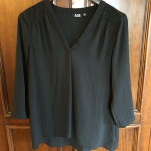 Black Flowy Blouse